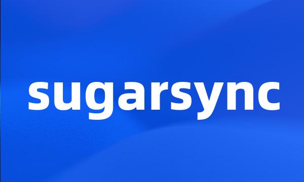 sugarsync