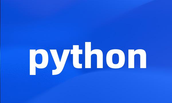 python