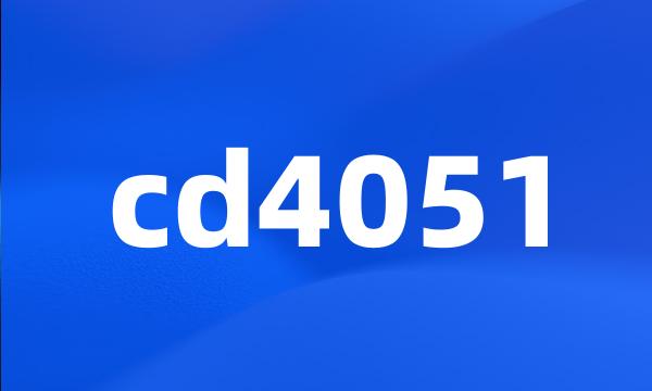 cd4051