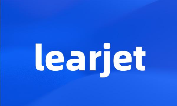 learjet