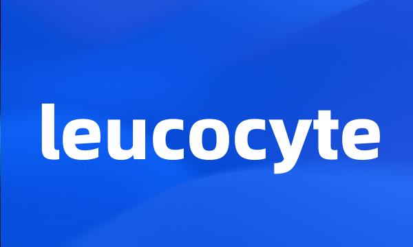 leucocyte