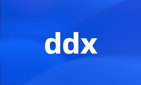 ddx