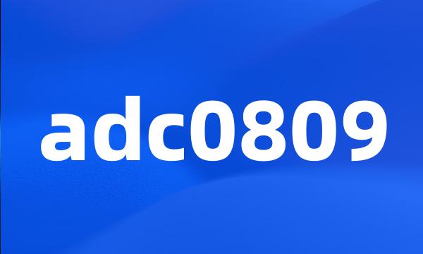 adc0809