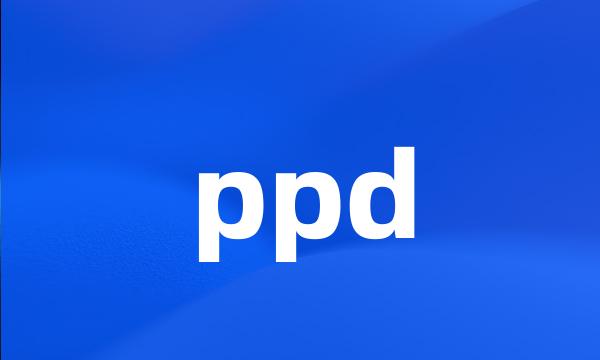 ppd