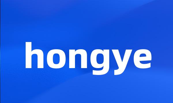 hongye