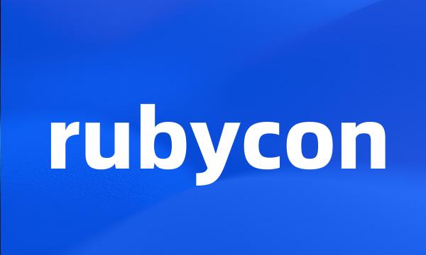 rubycon