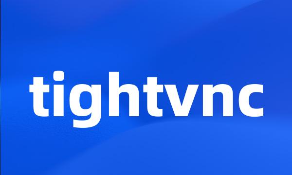 tightvnc