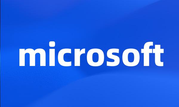 microsoft