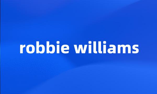 robbie williams