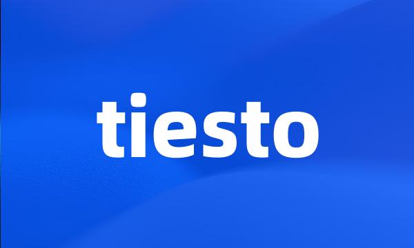 tiesto