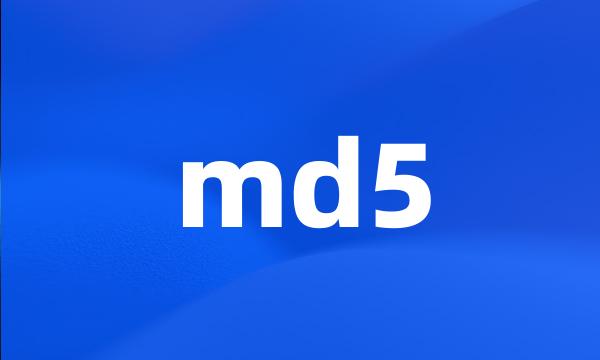 md5