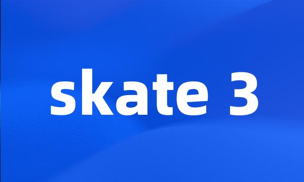 skate 3