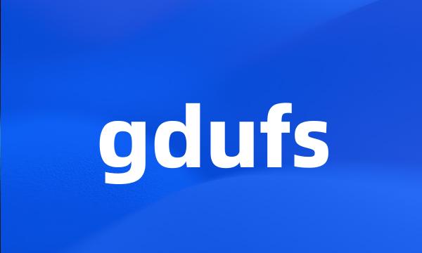 gdufs