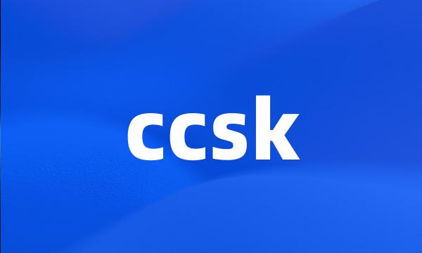 ccsk