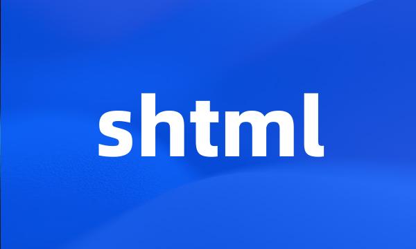 shtml