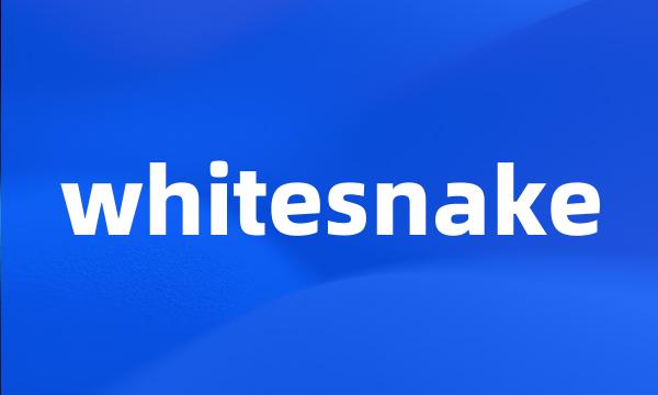 whitesnake