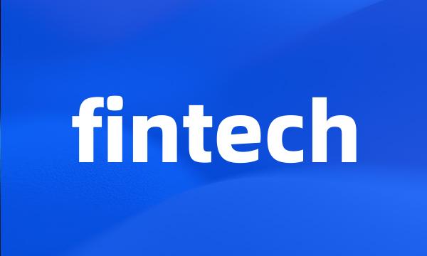 fintech