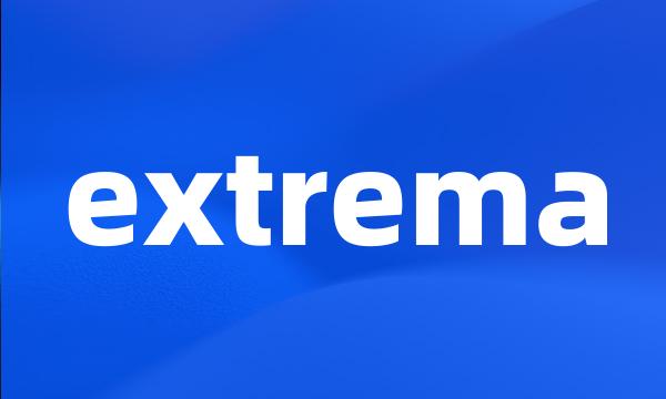 extrema