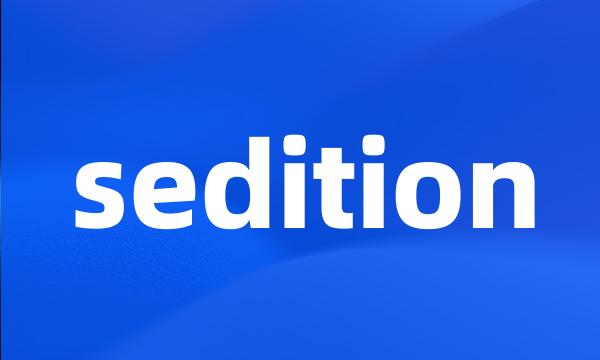 sedition