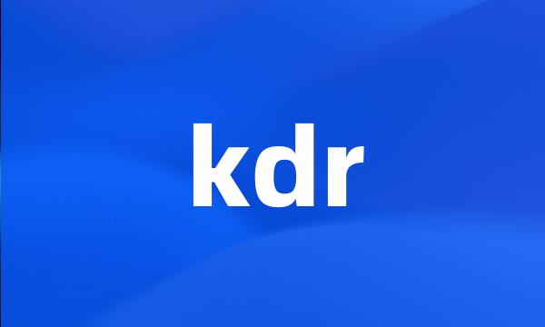 kdr