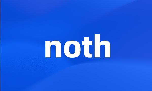 noth