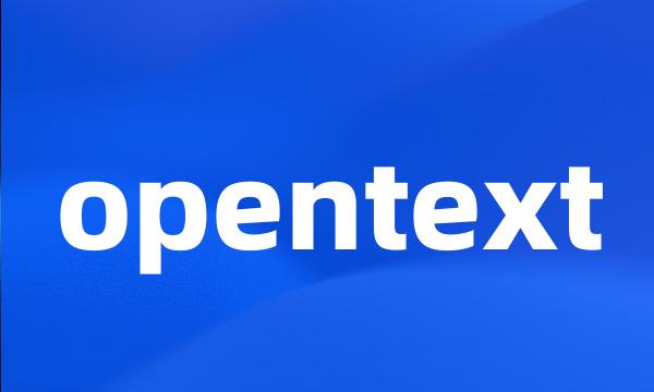 opentext