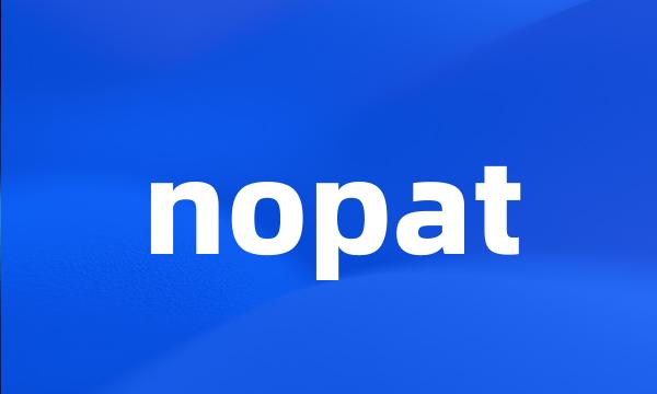 nopat