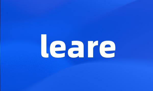 leare