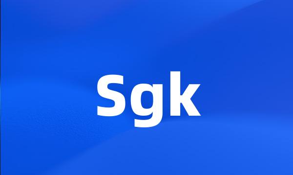 Sgk