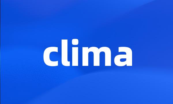 clima