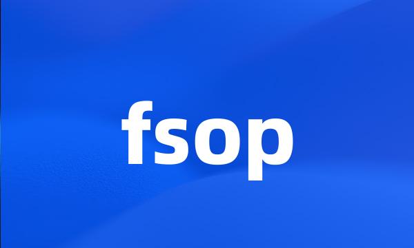 fsop