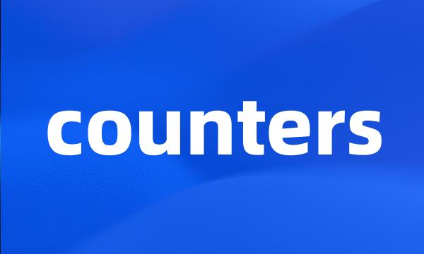 counters