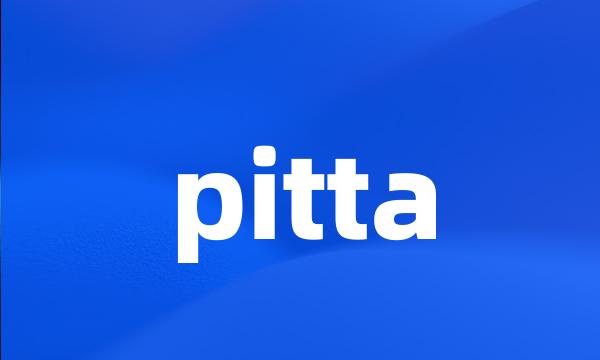 pitta