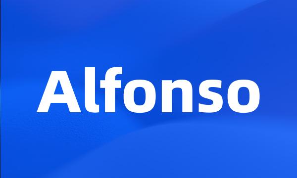 Alfonso