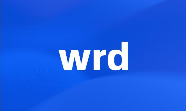 wrd