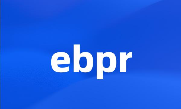 ebpr