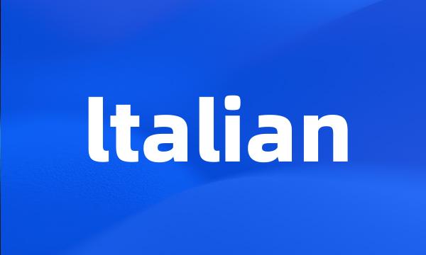 ltalian