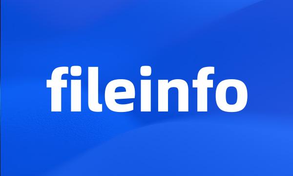 fileinfo