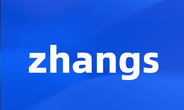 zhangs