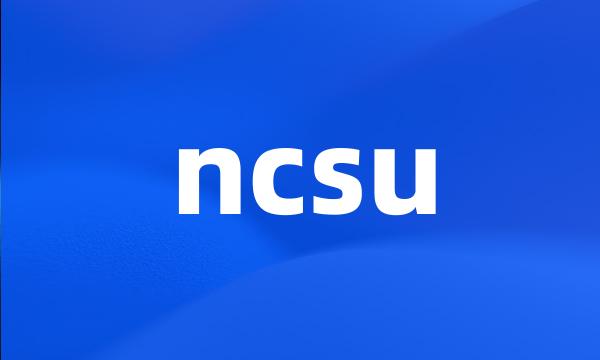 ncsu