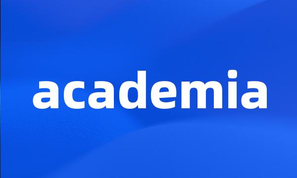 academia