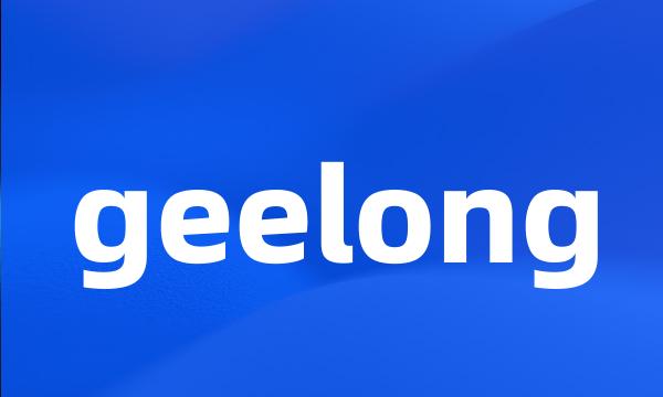 geelong