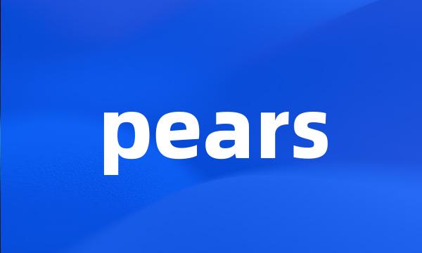 pears