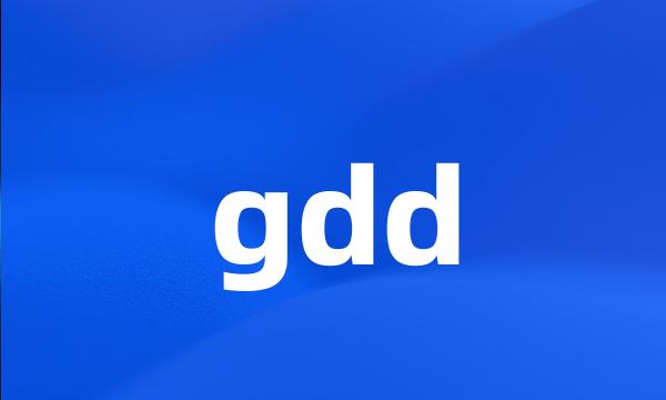 gdd