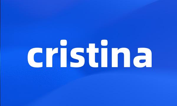 cristina