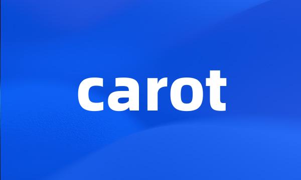 carot