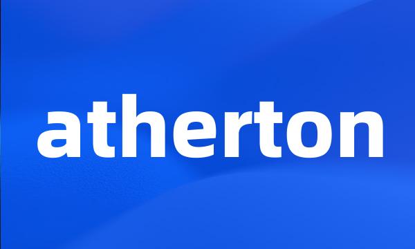 atherton