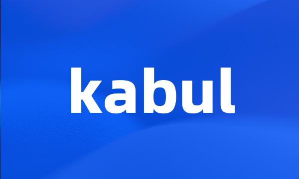 kabul