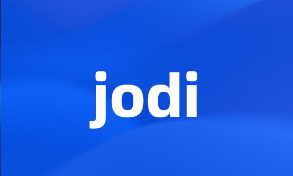 jodi