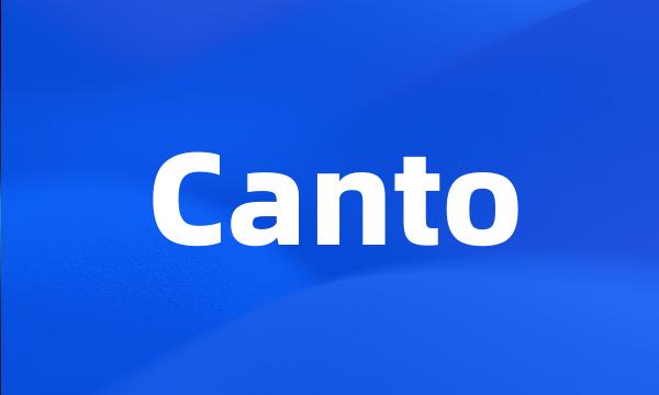 Canto